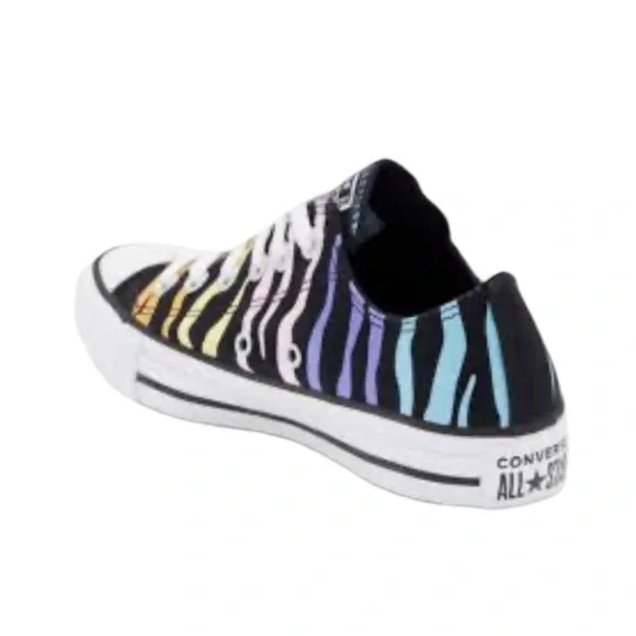 Converse Chuck Taylor All Star Multicolor Animal Stripe Low Top Sneakers Size 6 - Picture 13 of 13